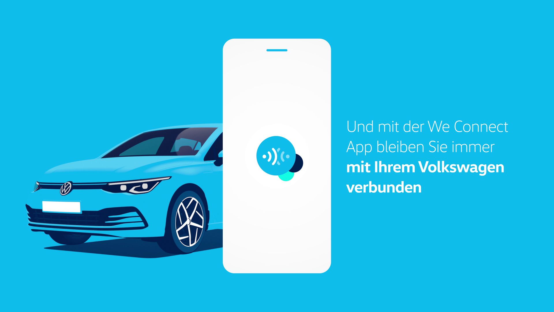 Bleiben Sie mit Ihrem Volkswagen verbunden